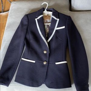 Navy with white trim Ted Baker blazer NWT